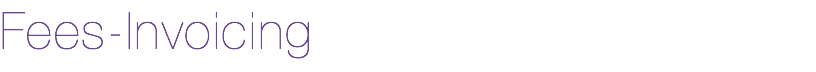 Fees-Invoicing